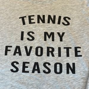 Tennis sweatshirt women’s size large